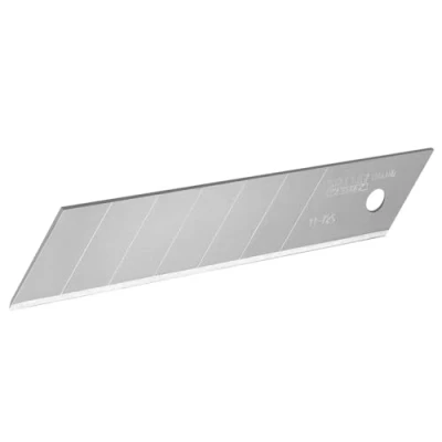 Image de Stanley 0 11 725 Lame (X5) Taille : 25 Mm Gamme FatMax Plus Résistant Traitement Par Induction Et Thermique Tranchant, Robuste Lames À 7 Éléments Sécables