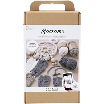 Image de Creativ Kit de bricolage démarrage en macramé, 1 paquet