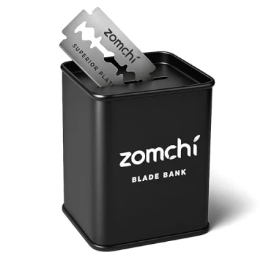Image de ZOMCHI Boite pour jeter Lame Rasoir Case D&#039;élimination de Boîte Recyclage Noir