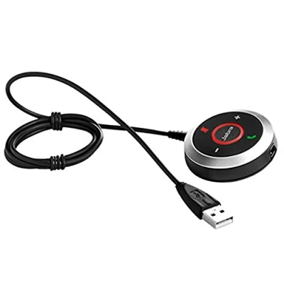 Image de Jabra Cordon USB pour EVOLVE 40 MS avec fonction &quot;muet&quot; et contrôle de volume sur cordon, certifié Microsoft