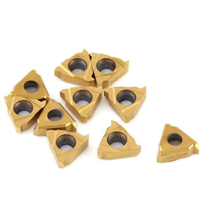 Image de 10 PCS CNC Cutter Inserts en carbure 11IR A60 Outil de tournage Lame avec Box pour matériaux souples