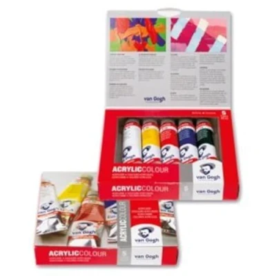 Image de Van Gogh Ensemble de peinture acrylique base 5 x 40 ml