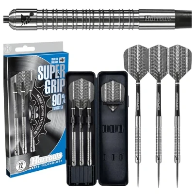 Image de Harrows Fléchettes en tungstène Super adhérence, argentées, Taille Unique