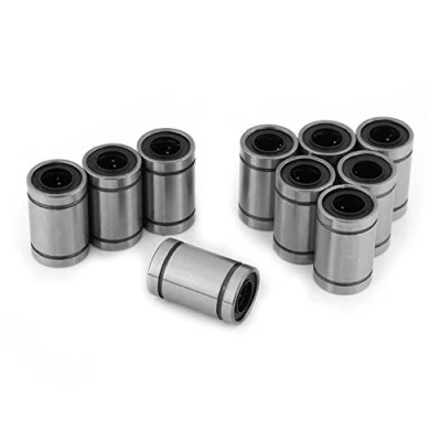 Image de Roulements Linéaires, 10Pcs LM8UU8mm Roulement à Mouvement Linéaire Billes Bush Bushing Pour Tige De 8mm Imprimante 3D Pièces CNC