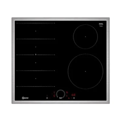 Image de Neff Table de cuisson induction 60cm 4 feux 7400w inox/noir T66SHE4L0