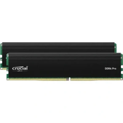 Image de Crucial Pro RAM DDR4 64Go Kit (2x32Go) 3200MHz, Intel XMP 2.0, Mémoire de Bureau (PC) CP2K32G4DFRA32A