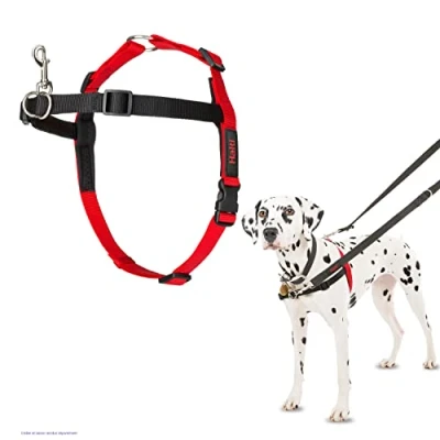 Image de Harnais de contrôle HALTI, taille M, pour que votre chien arrête tirer sur sa laisse, Design léger et les sangles rembourrées en neoprene, anti traction chiens moyenne