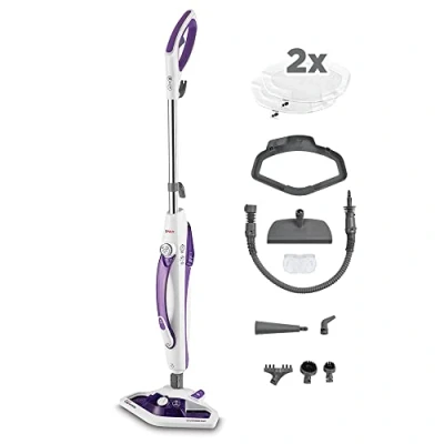 Image de Polti SV440 Nettoyeur vapeur portable 0,3 L 1500 W Violet, Blanc