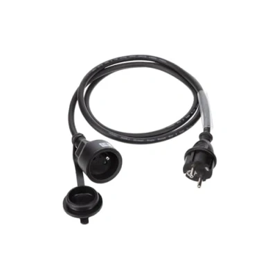 Image de Perel EC01.5R25STBHQ Câble d&#039;extension en Caoutchouc avec Tube rétractable 3G2.5 1,5 m