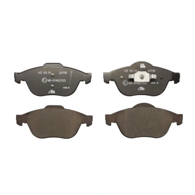 Image de ATE Ceramic 13.0470 7159.2 Jeu de plaquettes frein non préparé pour indicateur d&#039;usure, contact signal d&#039;usure exclu RENAULT: ESPACE 4, LAGUNA 2