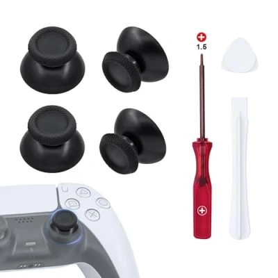 Image de Mcbazel 5 en 1 Kit de Réparation Joystick Analogique Remplacement pour PS5 Manette