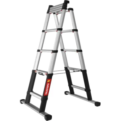 Image de Échelle télescopique 2,3 m 3 en 1 de TELESTEPS I Made in Sweden Combi Line Double Multifonction au Design Premium breveté Profilé antidérapant 131 7423 681