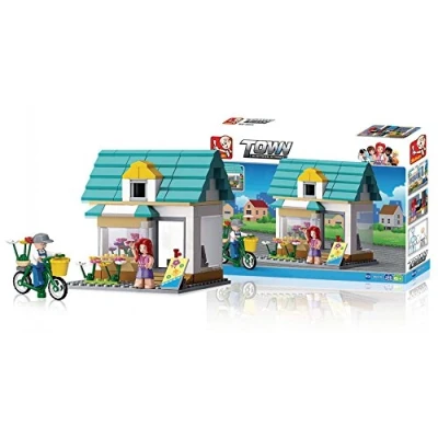 Image de Sluban Slubanm38 B0570 Queenies Magasin De Fleurs Ensemble Briques Construction