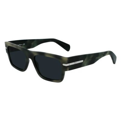 Image de Salvatore Ferragamo SF1030S 47551 052 Grey Havana Sole Women&#039;s Propionate, Standard, 54 Sunglasses, Unisex