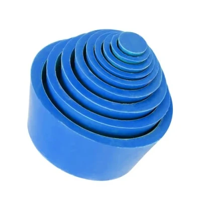 Image de stonylab Cônes Adaptateur de Filtre, Coniques en Caoutchouc, Filter Adapter Cones Entonnoir Set pour Rubber Stopper Entonnoirs Büchner, Résistants à L&#039;usure Surface Lisse, 9 Paquet, Bleu