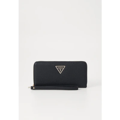 Image de Guess Laurel Large ZIP Portefeuille, Femme, Taille: One Size, Black