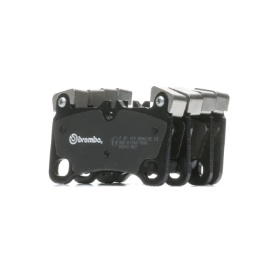 Image de BREMBO P 85 103 Jeu de plaquettes frein préparé pour indicateur d&#039;usure sans accessoires, avec masses d&#039;équilibrage PORSCHE: Cayenne