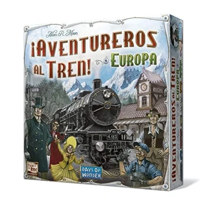 Image de ¡Aventureros al tren!  LFCABI127 Jeu de société Edge Entertainment Langue espagnole