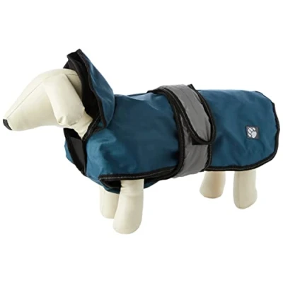 Image de Danish Design Manteau pour chien 2 en 1 réfléchissant , Bleu, 40 cm