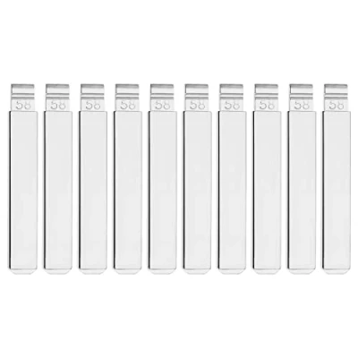 Image de 10pcs Voiture à Distance Clé Rabat Lames VA2 VA6 Non Coupée Intelligente Lame Vierge Véhicule d&#039;urgence de Rechange Accessoires Automobiles
