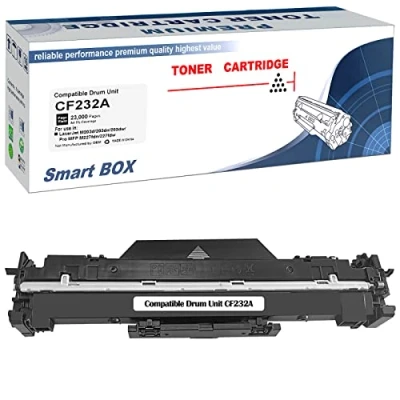 Image de Cartouche de Tambour Compatible 32A CF232A Remplacement pour HP Laserjet Pro M118dw M203d M203dn M203dw M220, MFP M227fdn M227fdw M148fdw M148dw Imprimantes Laser （Tambour, 23,000 Pages）