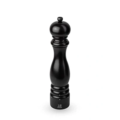 Image de PEUGEOT Moulin à Poivre Paris u&#039;Select 30 cm + Inclus 6 Réglages de Moutures Prédéfinies En Bois Labellisé PEFC Fabrication Française Coloris Noir Satin