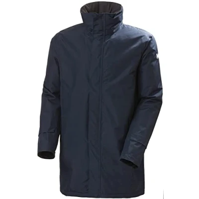 Image de Helly Hansen Dubliner Insulated Long Jacket, Bleu, M Homme