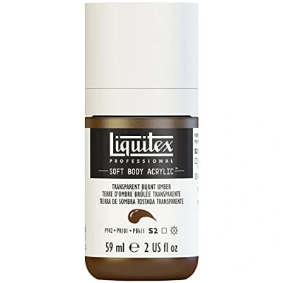 Image de Liquitex Professional Acrylique Soft Body 59ml Terre D&#039;Ombre Brûlée Transp