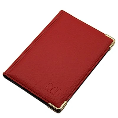Image de Porte de Cartes crédit 12 Compartiments MJ Design Germany Made in UE en différentes Couleurs et Designs (Désign 2 / Rouge)