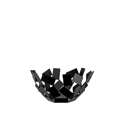 Image de Alessi MT01 B Corbeille, Acier, Noir