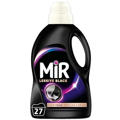 Image de Mir Lessive Liquide Black Main &amp; Machine Formule Unique 3en1, 1.35L