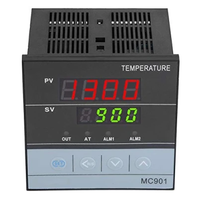 Image de Contrôleur de température PID, MC901 Régulateur PID Numérique Type K Sonde d&#039;Entrée PT100 Relais SSR Sortie