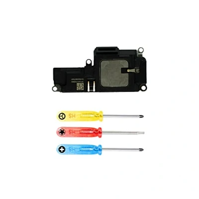 Image de MMOBIEL Haut Parleur Compatible avec iPhone 13 Pro 6.1 inch 2021 Sonnerie Buzzer Loud Speaker de Rechange INCL. Tournevis