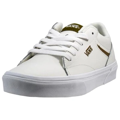 Image de Vans Femme Seldan Basket, Leather Retro Pop Gothic Olive, 40 EU