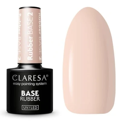 Image de Claresa Base en caoutchouc 2 5 ml auto modelant avec fibres de verre à utiliser soit pour les couvertures ou étirements maximum 1 cm