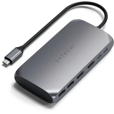 Image de Satechi Aluminium USB C Multimedia Adapter M1 grey ST UCM1HM