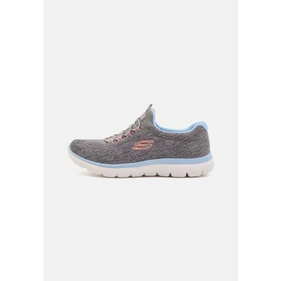 Image de Skechers Sport Summits Mocassins grey/pink/blue, Femme, Taille: 38, Grey/pink/blue Textile