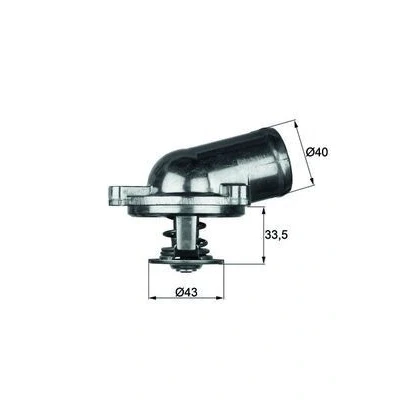 Image de MAHLE ORIGINAL TI 22 79 Thermostat d&#039;eau avec joint d&#039;étanchéite MERCEDES BENZ: Classe C Berline, E CLK Coupe