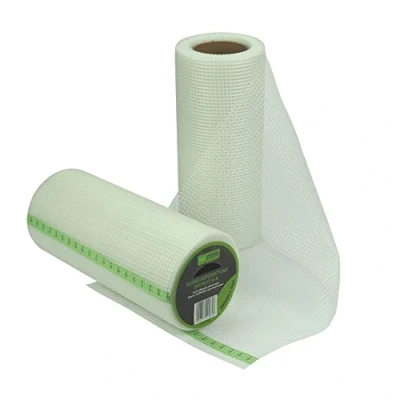Image de ToolSpace Bande Placo 20 cm x m Ruban de Fibre Verre avec Toile pour Plaques Plâtre Vande Fibree Auto Adhésif Joint Fissure Mur Tissu Grillagée Réparation Trous Enduit