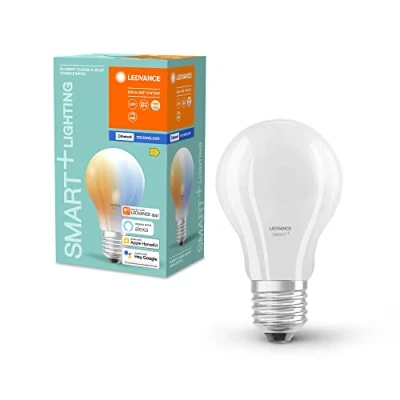Image de LEDVANCE Lampe LED intelligente avec technologie Bluetooth, E27 base, verre dépoli ,Couleur de lumière modifiable (2700K 6500K), 806 Lumen, Remplacement la traditionnelle 60W Ampoules 1 Pack
