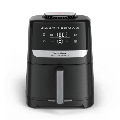 Image de Moulinex Easy Fry Silence, Friteuse à air, 5L, 1,5kg, Technologie Silent, Système Clean &amp; Store, 10programmes, Noir, EZ5528F0