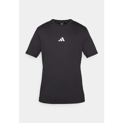 Image de adidas Sportswear Essential Three Stripes Single Tshirt basique, Homme, Taille: XL, Collegiate green/black