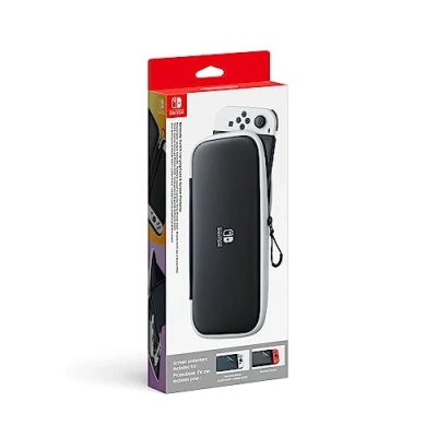Image de Pochette de transport et protection d&#039;écran Nintendo Switch (modèle OLED) (SWITCH)