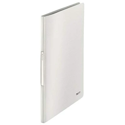 Image de Leitz Reliure Protège Documents A4, 40 Pochettes, 80 Pages, Pochettes Transparentes, Blanc, Style, 39590004