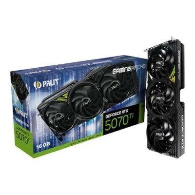 Image de Palit GeForce RTX 5070 Ti GamingPro S NVIDIA 16 Go GDDR7 Neuf
