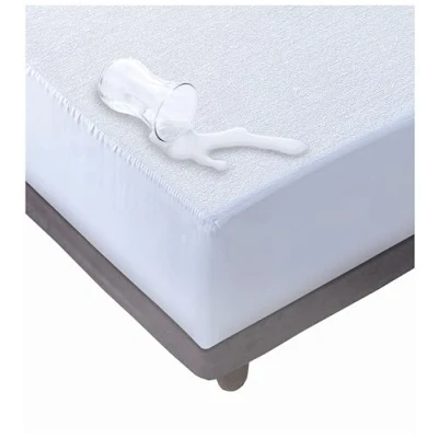 Image de Defend, Protège Matelas Simple, imperméable, Respirant, Anti acariens et hypoallergénique, 90 x 200 cm + Angle 30 cm, Protection Matelas, Blanc, Une Place, certifié Oeko Tex