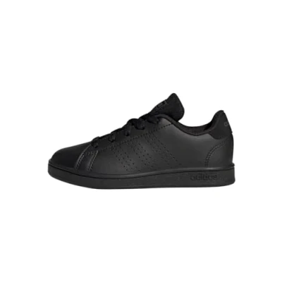 Image de adidas Mixte enfant Advantage Baskets, Core Black/Core Black/Grey Six, 30 1/2 EU