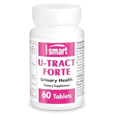 Image de Supersmart U Tract Forte Contient du D Manose Contribue à Améliorer le Confort Urinaire Sans OGM 60 Comprimés