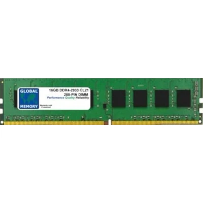 Image de GLOBAL MEMORY 16Go DDR4 2933MHz PC4 23400 288 PIN DIMM MÉMOIRE RAM pour Ordinateurs DE Bureau/Cartes Meres