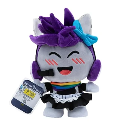 Image de DevSeries Peluche de Collection Pyxl en Polyester 20 cm avec Code d’Objet virtuel Exclusif